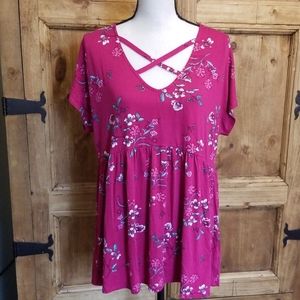 TORRID Baby Doll Top.